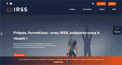 Desktop Screenshot of irss.fr