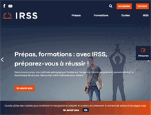 Tablet Screenshot of irss.fr